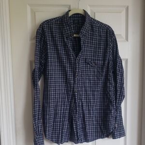 J. Crew Blue Casual Button Down Shirt
